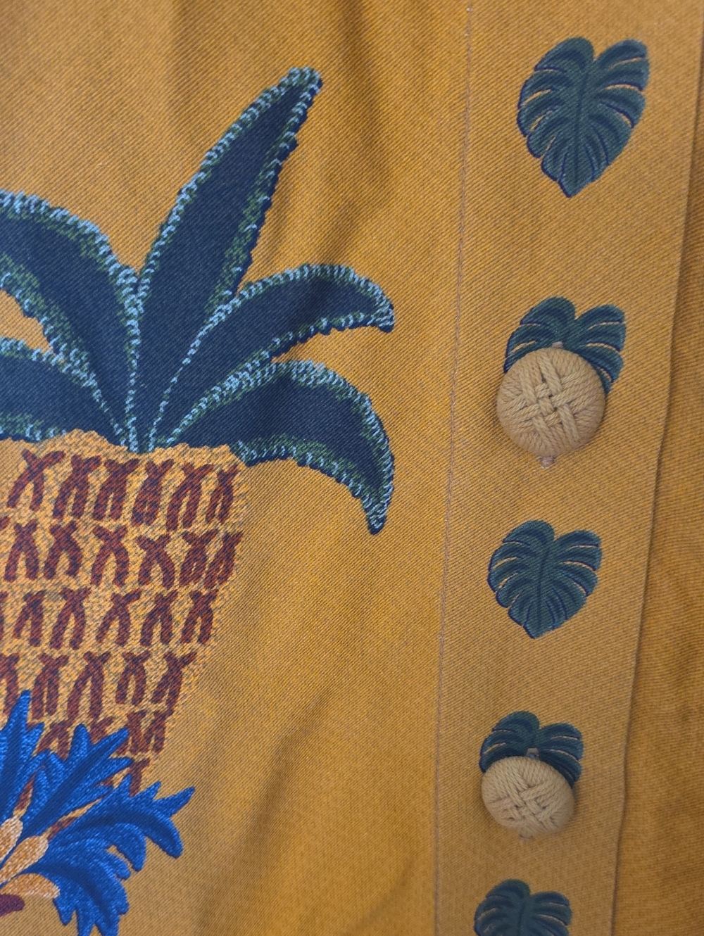 NWT FARM RIO | $285 Yellow Tropical Tapestry Maxi Dress - Picture 11 of 12